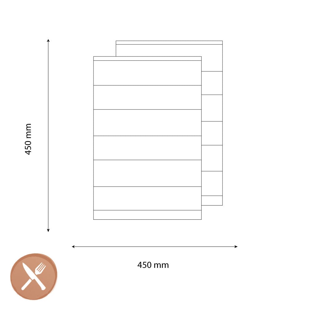BYON - Serviettes - Amour - Lot de 2 serviettes BYON