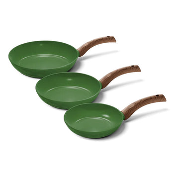Ensemble de 3 poêles à frire Cook &amp; Pan - Go Green