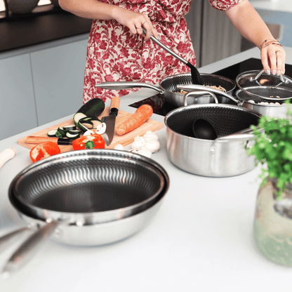 Cook & Pan - Honey Koekenpannenset 3-delig Pannenset Cook & Pan 