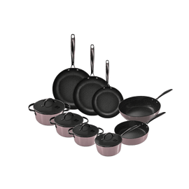 Cook & Pan - Honey Taupe of Mind Pannenset 9-delig Pannenset Cook & Pan 