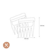 GEFU - Vleesklemmen BBQ, 2 stuks Vleesklemmen GEFU 