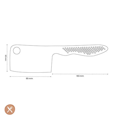 Global - Gs102 Mini chopper 8 cm Hakmes Global 