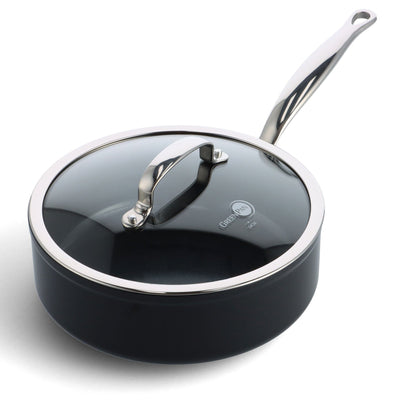 GreenPan - Barcelona Pro 4-delige Pannenset 20/24/24 cm - 2 koekenpannen + stoofpan met deksel Pannenset GreenPan 