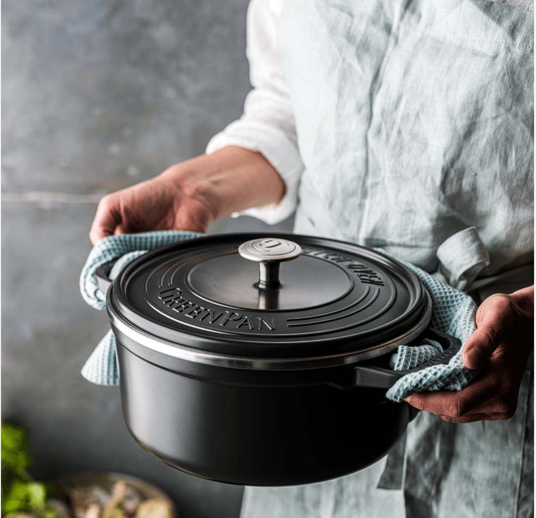 Cast iron frying pans