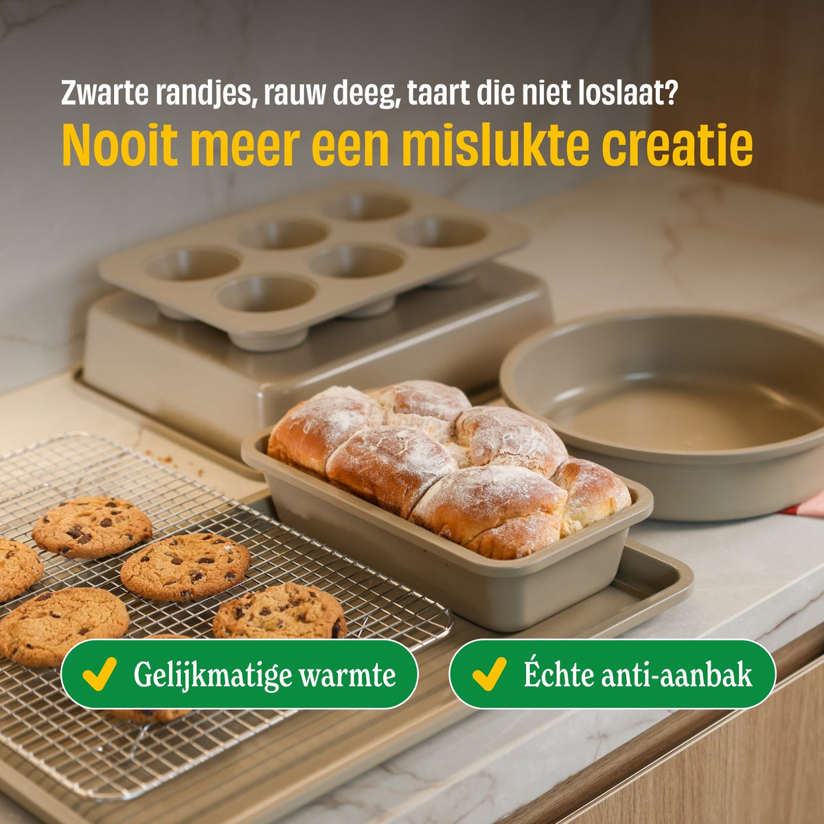 Cook & Pan - Taupe of Mind Baking Set 9-piece