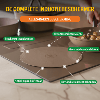 Cook &amp; Pan - Ensemble de 4 protections pour induction Taupe of Mind