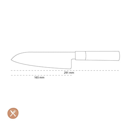 Kai Shun - Wasabi Zwart Santoku 6,5'' (16,5 cm) Kai Shun 