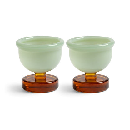 &Klevering - Eierdopjes Cantine - Amber - Set Van 2 Eierdop &Klevering 