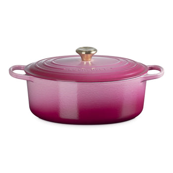 Poêle ovale Le Creuset en fonte émaillée - Couleur baies - 31 cm