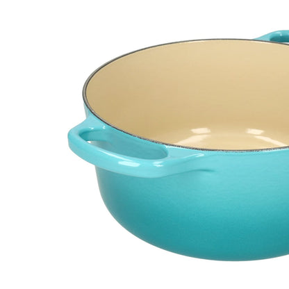 Le Creuset - Braadpan Signature rond Caribbean Blue 24cm 4,2l Le Creuset 