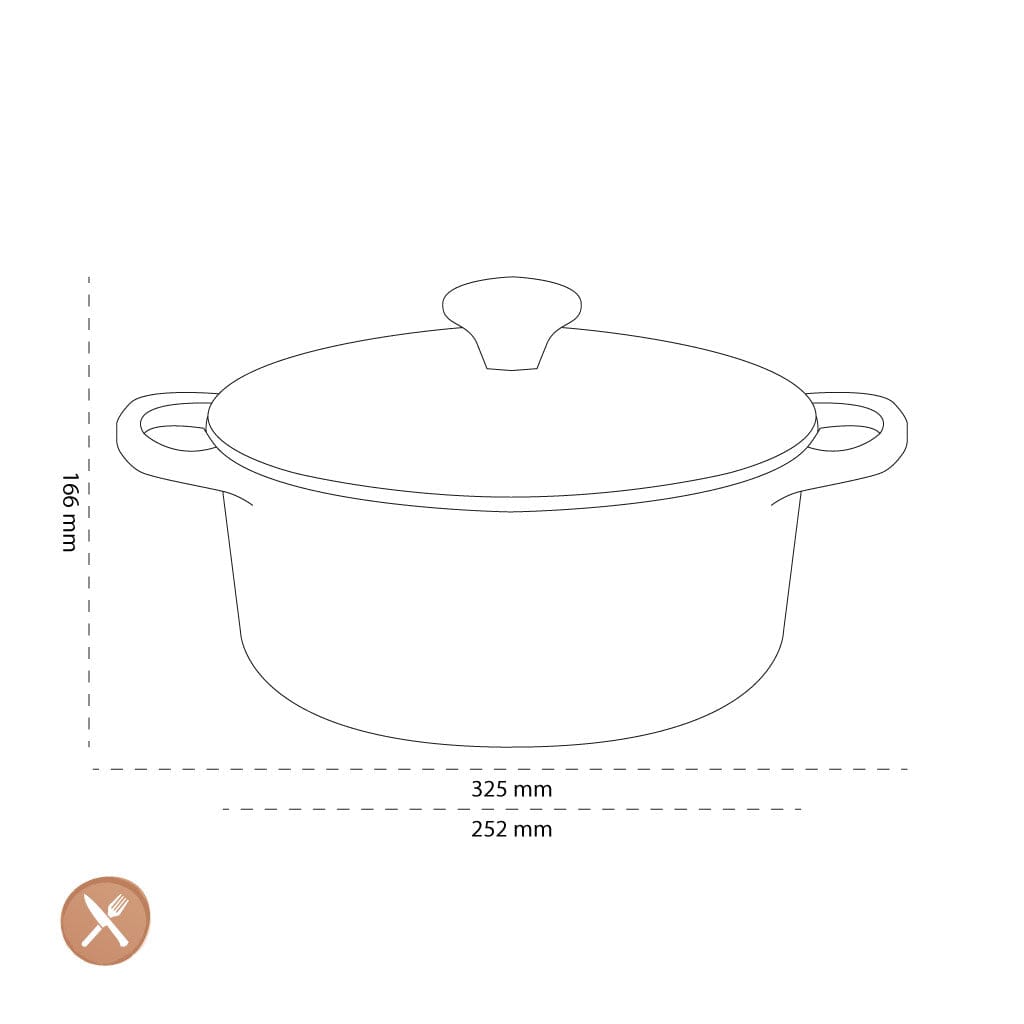 Le Creuset - Braadpan Signature rond Caribbean Blue 24cm 4,2l Le Creuset 