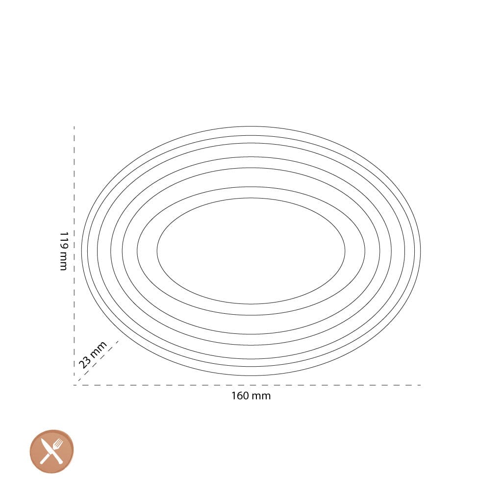 Le Creuset - Lepelhouder ovaal Bamboo 15cm Keukengerei houder Le Creuset 