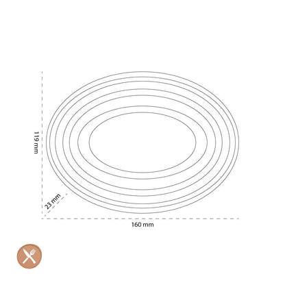 Le Creuset - Lepelhouder ovaal Bamboo 15cm Keukengerei houder Le Creuset 