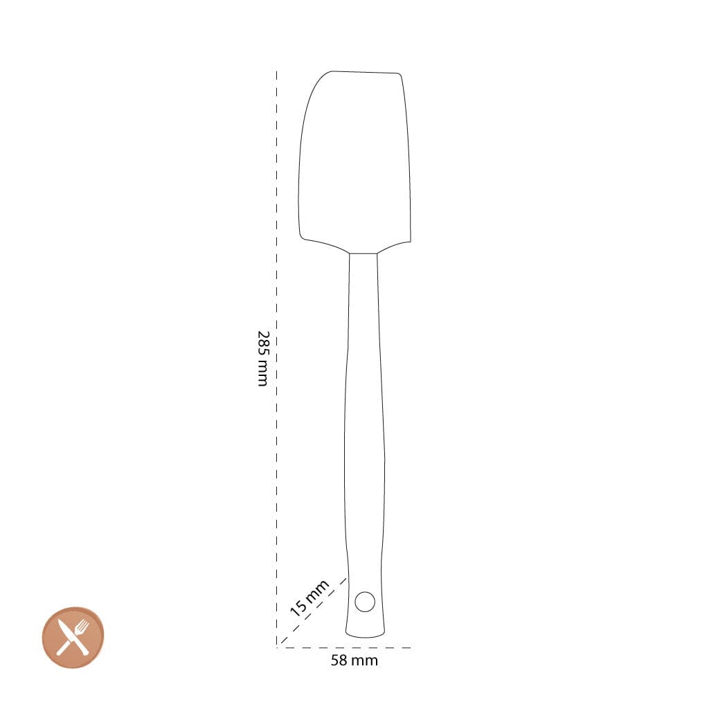 Le Creuset - Premium medium spatel Bamboo Le Creuset 