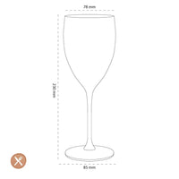 Leonardo - POESIA Witte Wijnglazen 450ml - 6 stuks Witte wijnglazen Leonardo 