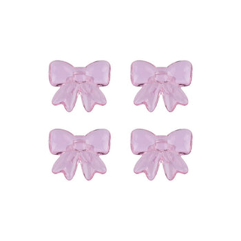 Lepelclub - Servetringen Bow - Roze - Set Van 4 LepelClub 
