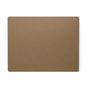 Lind DNA - Placemat Vierkant L Nupo Klei Bruin Placemat Lind DNA 