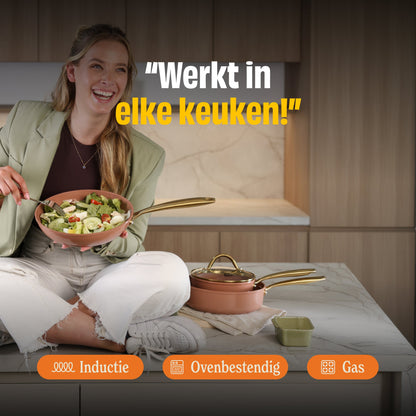 Cook & Pan Sienna Koekenpannenset 3-delig