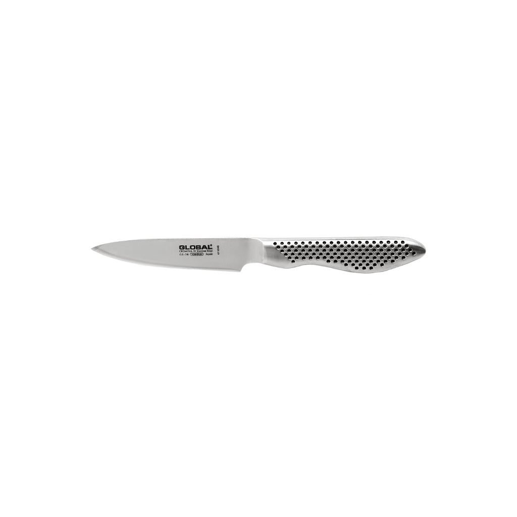 Global - G-46338 Santoku knife + Steak knife + Paring knife