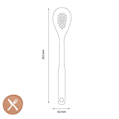 OXO - Lepel met gaatjes siliconen grijs OXO 