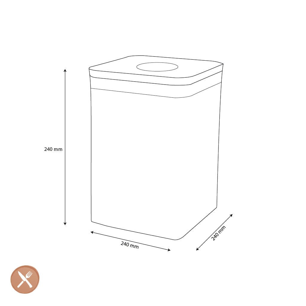 OXO - POP 2.0 Groot vierkant medium, 4,2 liter Voorraadpot OXO 