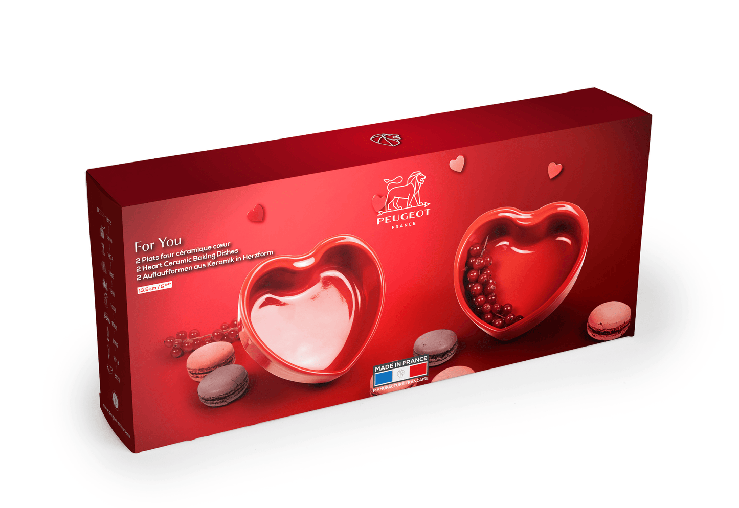 Peugeot - For You Duo Hartvormige Ovenschaal Peugeot 
