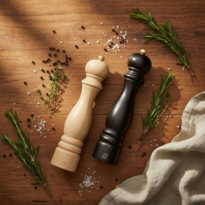 Peugeot - Paris Peper- en Zoutmolen set 30 cm Chocolade en Naturel Peper- en Zoutmolen set Peugeot 