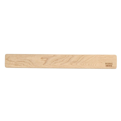 Shinrai Knives - Akari Damascus Print 6-delige Messenset + Messenmagneet Muurstrip - Esdoornhout Messenset met blok Shinrai Knives 