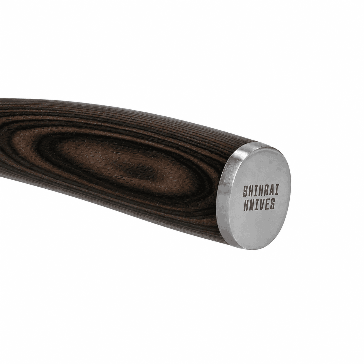 Shinrai Knives - Couteau de chef chinois imprimé Damas 18 cm