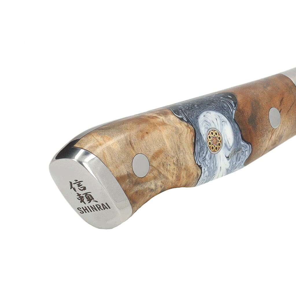 Shinrai Knives - Eclipse Series Damascus Nakirimes 18 cm Nakirimes Shinrai Knives 