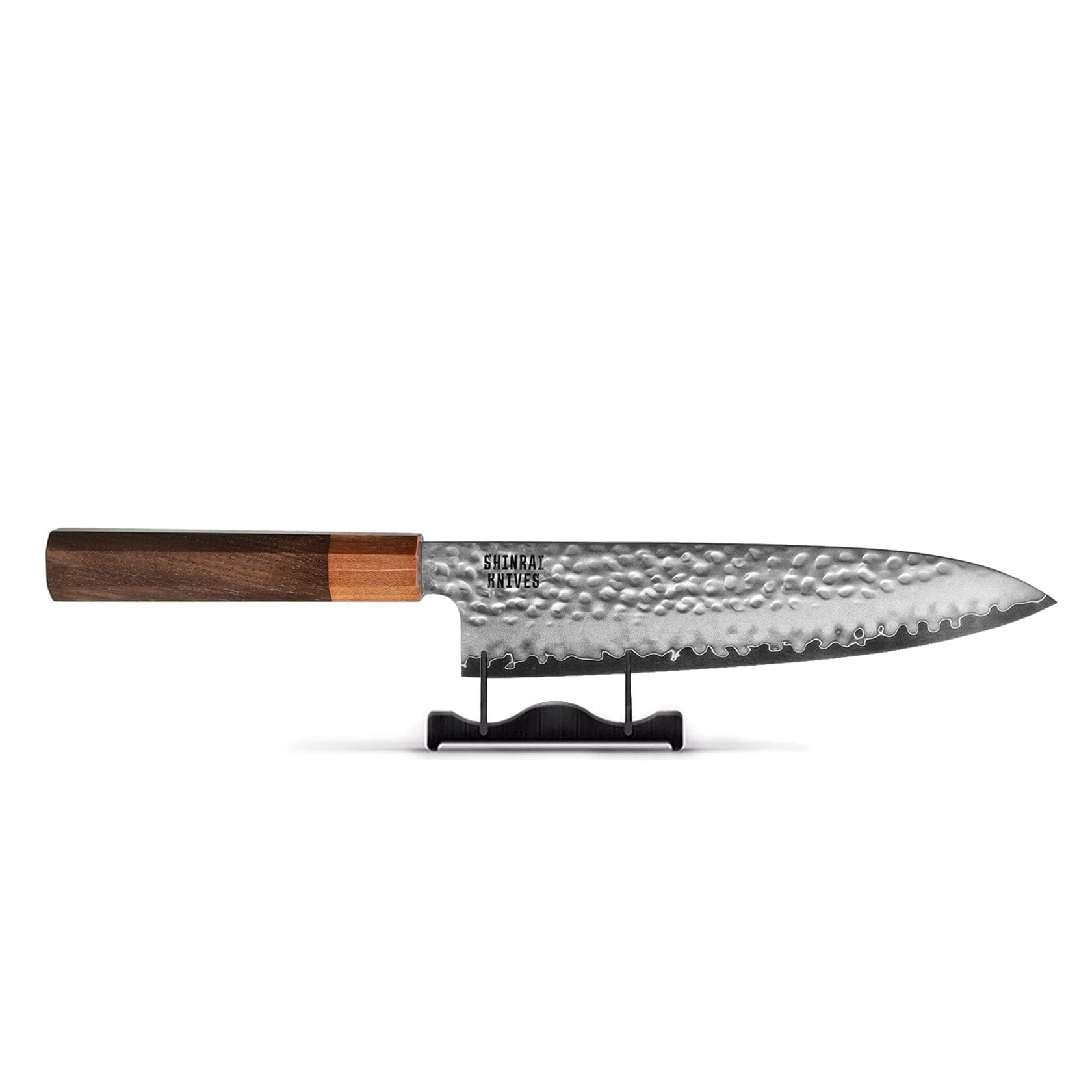 Couteaux Shinrai - Kigami Exclusive Damascus 3 pièces - Couteau de chef + Nakiri + Couteau d'office Ensemble de couteaux Shinrai Knives