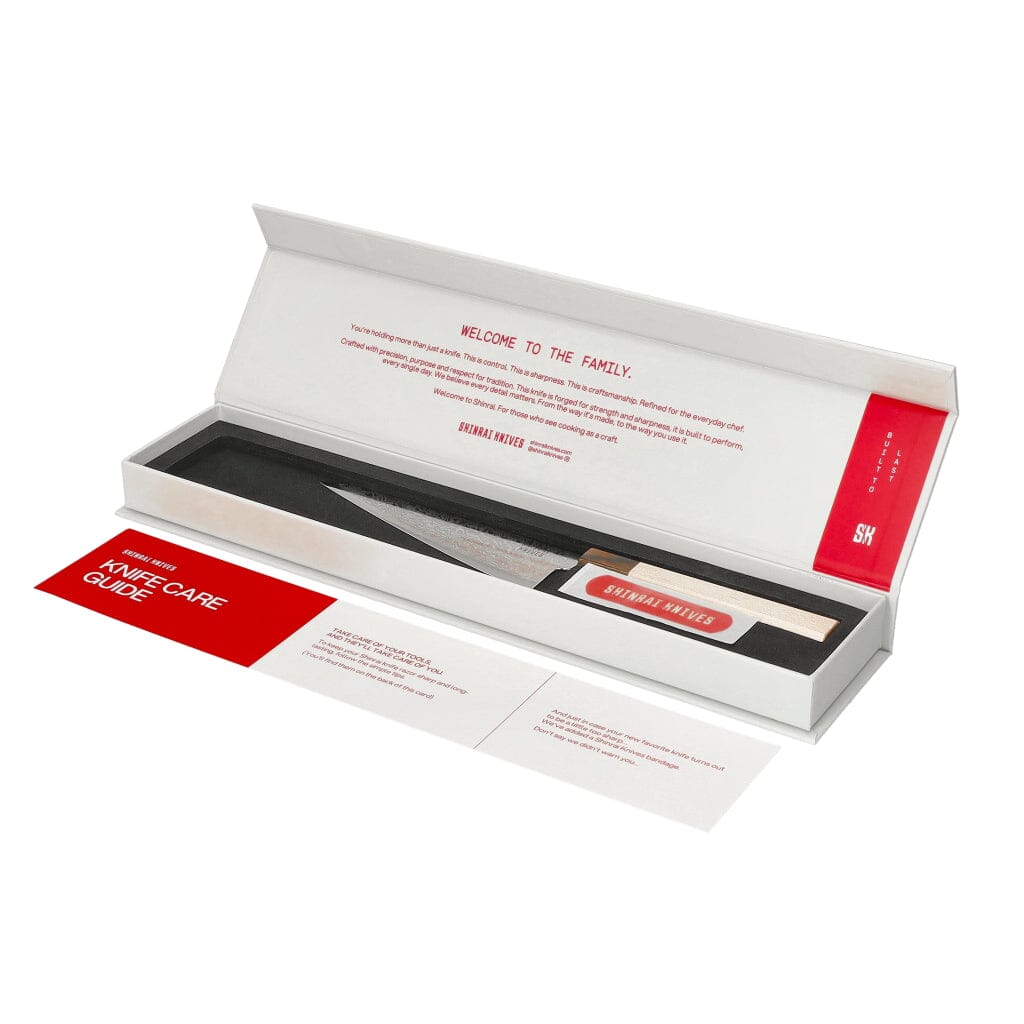 Shinrai Knives - Kōyō Damascus 8-delige messenset Messenset Shinrai Knives 