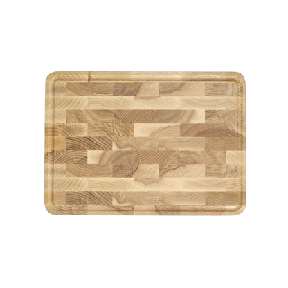 Shinrai Knives - Luxury Cutting Board Ash Wood - End Grain - 40 × 30 × 4.5 cm