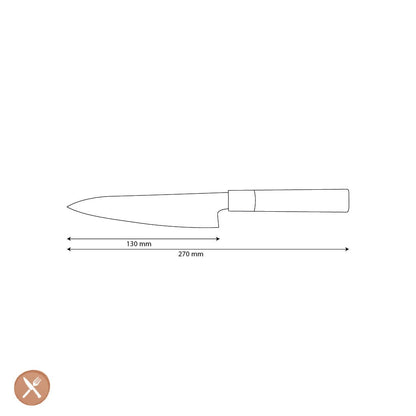 Shinrai Knives - Takumi Kaza Damascus Officemes 13 cm Officemes Shinrai Knives 