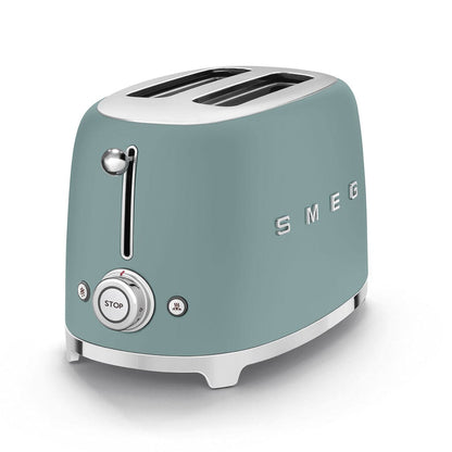 Smeg - Broodroosters | Emerald Green | Jaren 50 | Toaster 2x2 Broodrooster Smeg 