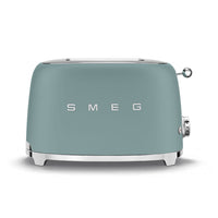 Smeg - Broodroosters | Emerald Green | Jaren 50 | Toaster 2x2 Broodrooster Smeg 