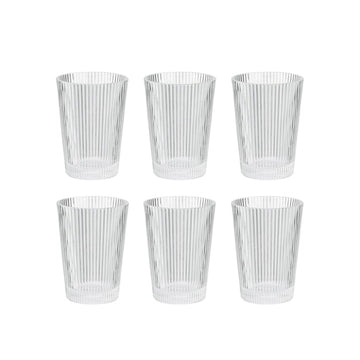 Stelton - Pilastro drinkglas 0,24 l. 6 stuks helder Stelton 