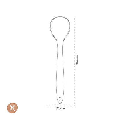 Tools2Cook - Siliconen Lepel Nutmeg Grey Opscheplepel Tools2Cook 