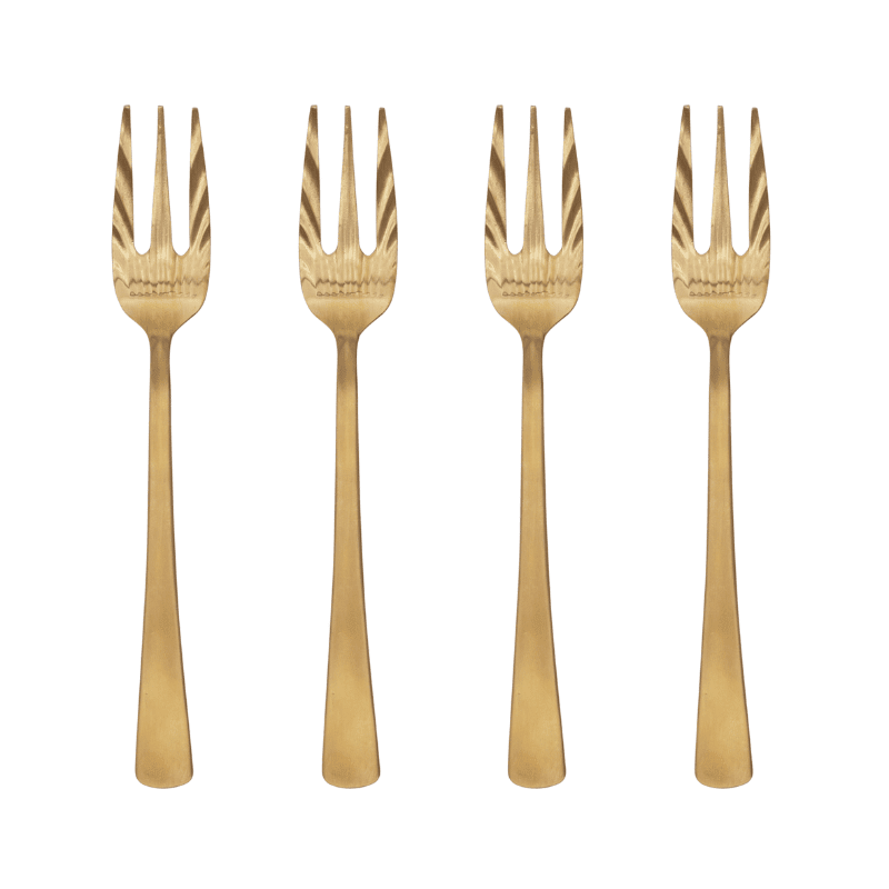 Urban Nature Culture - Gebaksvorkjes - Goud - Set Van 4 Urban Nature Culture 