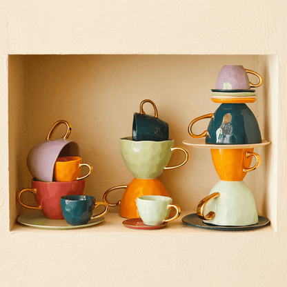 Culture de la nature en ville - Bonjour - Mug cappuccino - Céladon Culture de la nature en ville