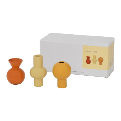 Urban Nature Culture - Mini Vazen Lillian - set van 3 Urban Nature Culture 