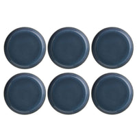 Villeroy & Boch - Crafted Denim - Diep Bord 21,5cm, Set van 6 Borden Villeroy & Boch 