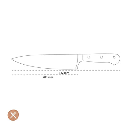 Wusthof - Classic Koksmes halve krop 20 cm Wusthof 