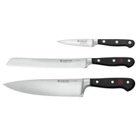 Wusthof - Classic Messenset met Broodmes 3-delig Messenset Wusthof 