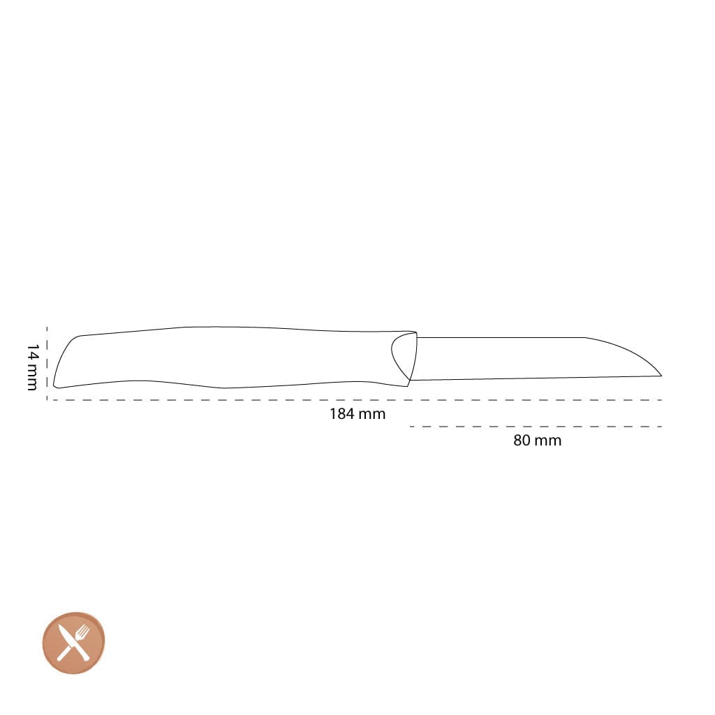 Zwilling - Twin Grip Groentemes 80 mm - geel Zwilling 